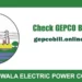 GEPCO Bill Online: Check November, 2023 Bill Online
