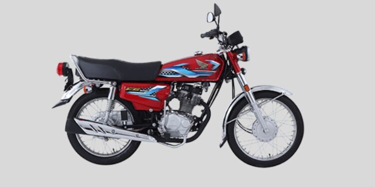 Honda CG 125 Red latest price, Meezan Bank installment plan January 2024