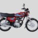 Honda CG 125 Red latest price, Meezan Bank installment plan January 2024