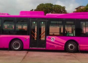 Several injured in Karachi Pink bus fire incident