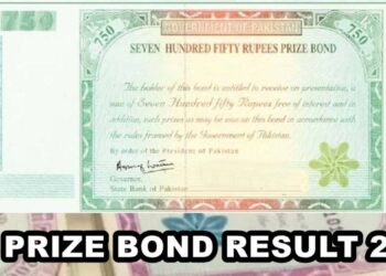Rs750 prize bond full draw list July 2024