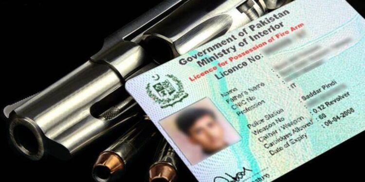 Sindh to begin reissuing arms license soon