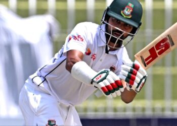 Shadman’s half century leads Bangladesh to 134-2 in first Test against Pakistan