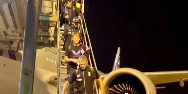 England team arrives in Pakistan for Test series