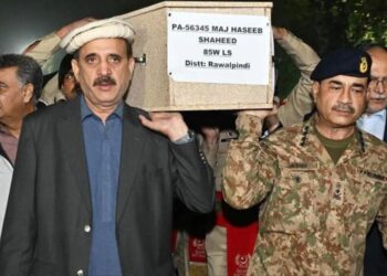 Major Haseeb laid to rest with full military honors