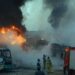 Militants set coal trucks on fire in Duki