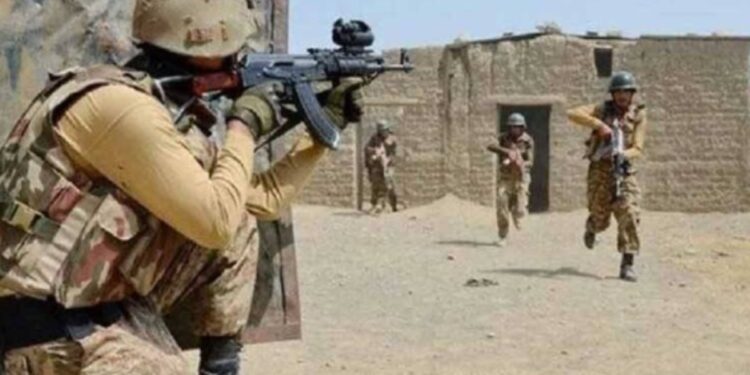 4 militants dead, 5 security men hurt in KP operation