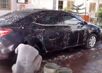 Big fine for washing cars at home