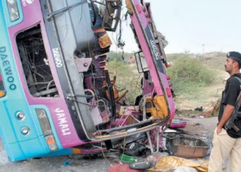 Indus Highway collision leaves 10 dead