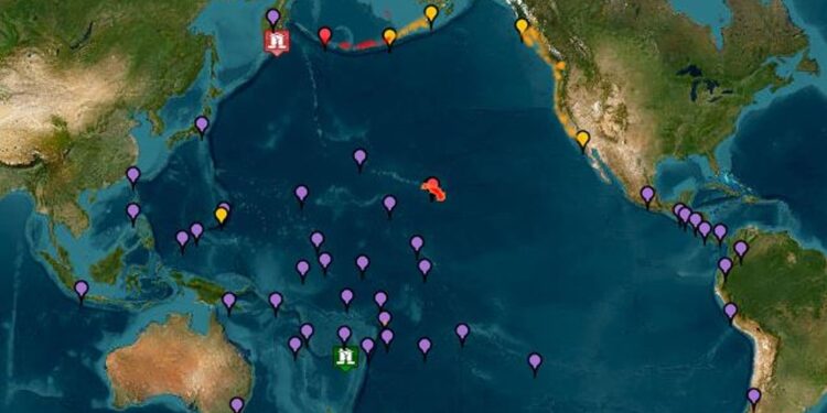 Tsunami alert issued after big earthquake hits Russia