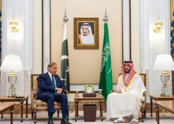 PM Shehbaz and Army Chief meet Saudi crown prince