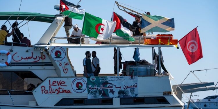 Israeli forces storm Gaza aid flotilla, arrest volunteers