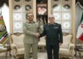 Pakistan army chief meets Iranian president for talks