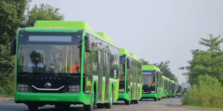 Govt launches electric bus service in 10 districts of Punjab