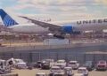 Passenger plane collides with truck near Newark Airport in US