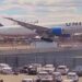 Passenger plane collides with truck near Newark Airport in US